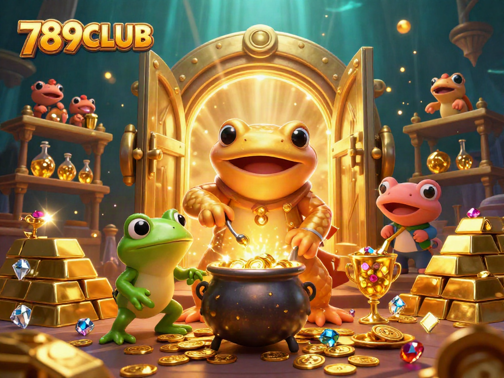 Experience the thrill of winning with 789CLUB in a vibrant, magical casino scene.