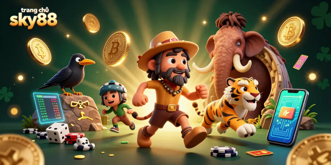 Experience the thrill at trang chủ sky88 with exciting games and neon crypto coins!